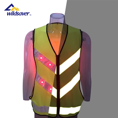 BA-C04 wildsaver LED Strong Reflection Safety Vest 