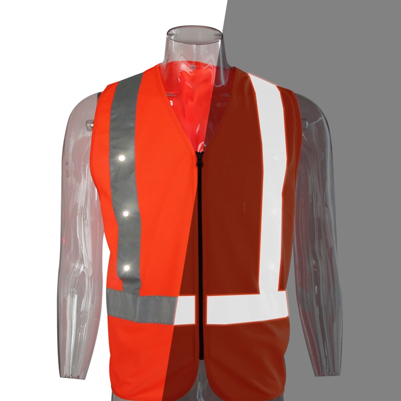 BA-D01 wildsaver LED Zipper Closure Safety Vest