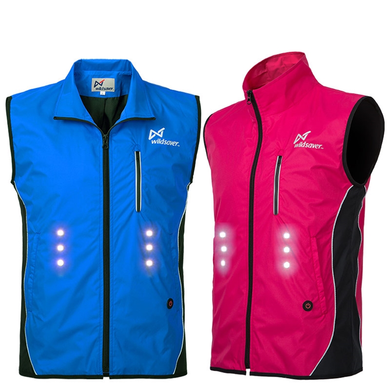 wildsaver LED Slim Fit Style Cycling Vest