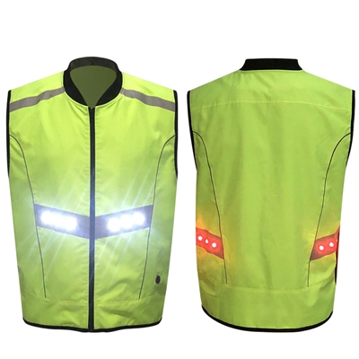 wildsaver LED Cycling Vest With Collar