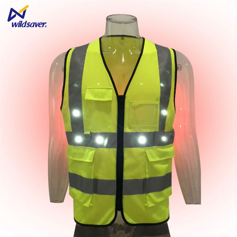 wildsaver LED Multi Pocket Safety  Vest
