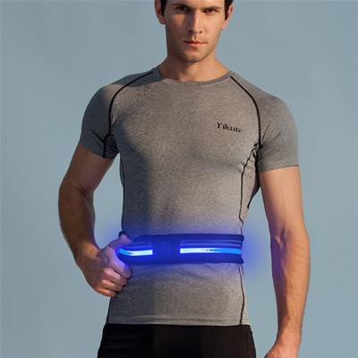 wildsaver LED Double Side Pocket Sport Waist Bag