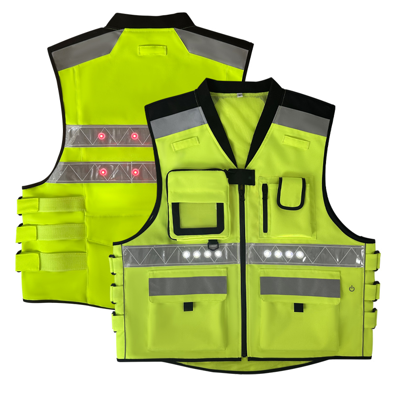 wildsaver LED Cycling Vest With Pocket