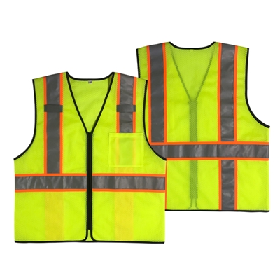 Class 2 Hi-Vis  Mesh Safety Vest