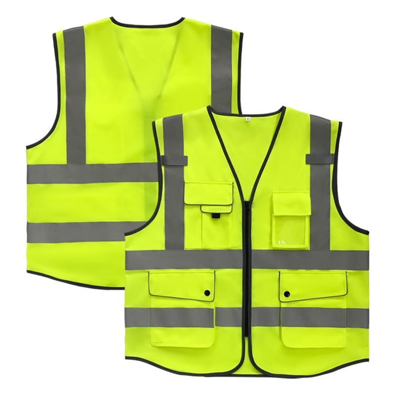 Multiple Pockets Class 2  Reflective Safety Vest